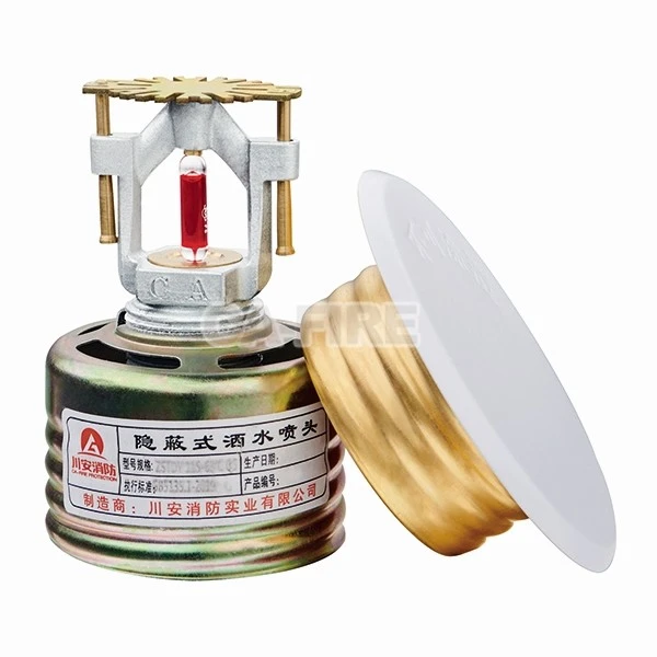 Durable Copper Material Concealed Fire Sprinkler - Automatic Activation For Fire Protection suppliers