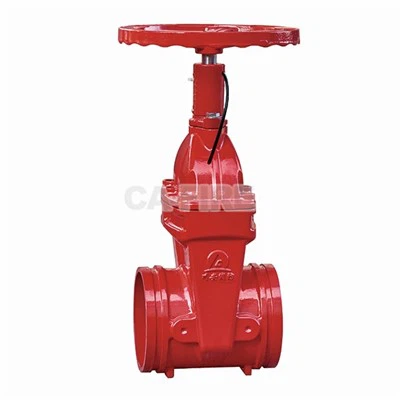 Resilient Rooj Rooj vag Valve hauv hluav taws