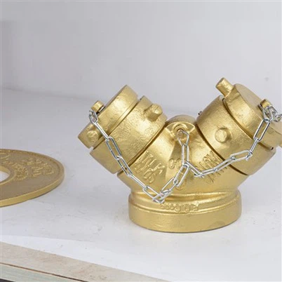 Siamese Connection Valve Nrog Clapper